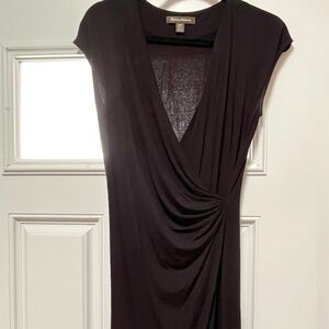 Tommy Bahama, Faux Wrap Dress, Black, Size Small